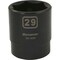 Dynamic 1/2" Drive Standard Socket, Black Phosphate, Tools 1/2" Drive 6 Point Metric, 29mm Standard Length D014029 - alternate 1